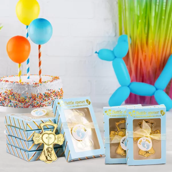 OurWarm 24PCS Baby Shower Bottle Opener Favors for Guests Prizes Gold Popping Bottle Opener Catholic Cross Gender Reveal Decor with Little Angel Boys Girls Birthday Baby Shower Return Gifts SouvenirsOurWarm 24PCS Baby Shower Bottle Opener Favors for Guests Prizes Gold Popping Bottle Opener Catholic Cross Gender Reveal Decor with Little Angel Boys Girls Birthday Baby Shower Return Gifts Souvenirs