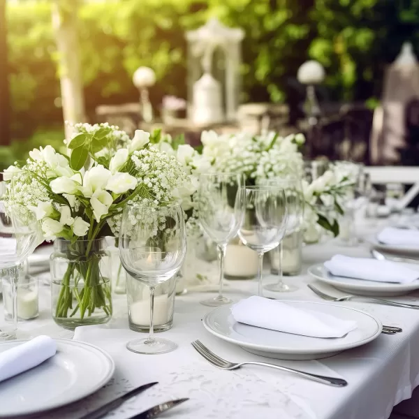 OurWarm 6PCS White Tablecloth 60 x 120 Inch Rectangle 6 Feet Table Cloth  Stain and Wrinkle Resistant Washable Polyester Table Cover for Dining Table Buffet Parties and CampingOurWarm 6PCS White Tablecloth 60 x 120 Inch Rectangle 6 Feet Table Cloth  Stain and Wrinkle Resistant Washable Polyester Table Cover for Dining Table Buffet Parties and Camping