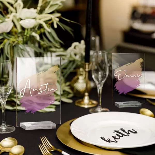 OurWarm 20 Pack Wedding Acrylic Table Numbers with Stands for Wedding Reception and Events  Blank Clear Elegant and Personalized Banquet Table Number Holders for Table Centerpiece DecorationOurWarm 20 Pack Wedding Acrylic Table Numbers with Stands for Wedding Reception and Events  Blank Clear Elegant and Personalized Banquet Table Number Holders for Table Centerpiece Decoration