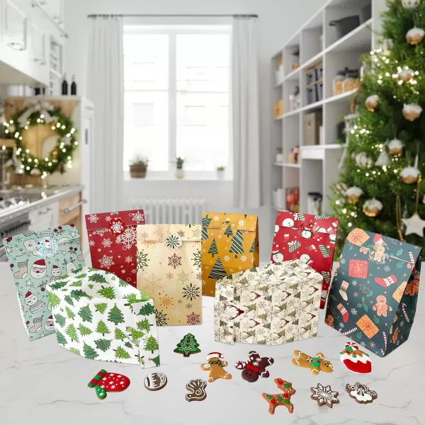 OurWarm 24Pcs Christmas Treat Bags Paper Gift Bags Small Candy Party Favor Goody Goodies Bags with Stickers Party Favor Bags Holiday Giftgiving for Kids Christmas Xmas Party Decorations SuppliesOurWarm 24Pcs Christmas Treat Bags Paper Gift Bags Small Candy Party Favor Goody Goodies Bags with Stickers Party Favor Bags Holiday Giftgiving for Kids Christmas Xmas Party Decorations Supplies