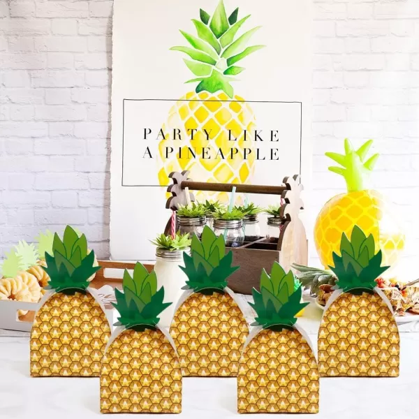 OurWarm 24pcs Pineapple Favor Boxes Small 3D Pineapple Gift Boxes for Tropical Hawaiian Themed Party Decorations Goodie Boxes for Luau BBQ Summer Beach Pool Fruit Candy Boxes Party FavorsOurWarm 24pcs Pineapple Favor Boxes Small 3D Pineapple Gift Boxes for Tropical Hawaiian Themed Party Decorations Goodie Boxes for Luau BBQ Summer Beach Pool Fruit Candy Boxes Party Favors