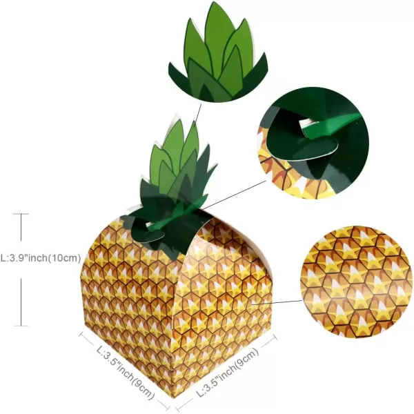 OurWarm 24pcs Pineapple Favor Boxes Small 3D Pineapple Gift Boxes for Tropical Hawaiian Themed Party Decorations Goodie Boxes for Luau BBQ Summer Beach Pool Fruit Candy Boxes Party FavorsOurWarm 24pcs Pineapple Favor Boxes Small 3D Pineapple Gift Boxes for Tropical Hawaiian Themed Party Decorations Goodie Boxes for Luau BBQ Summer Beach Pool Fruit Candy Boxes Party Favors