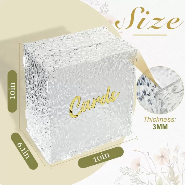 OurWarm Acrylic Wedding Card Box with String Light Water Ripple Gift Card Box for Wedding Reception DIY Wedding Envelope Money Card Box for Party Graduation Baby Shower Birthday DecorationsOurWarm Acrylic Wedding Card Box with String Light Water Ripple Gift Card Box for Wedding Reception DIY Wedding Envelope Money Card Box for Party Graduation Baby Shower Birthday Decorations