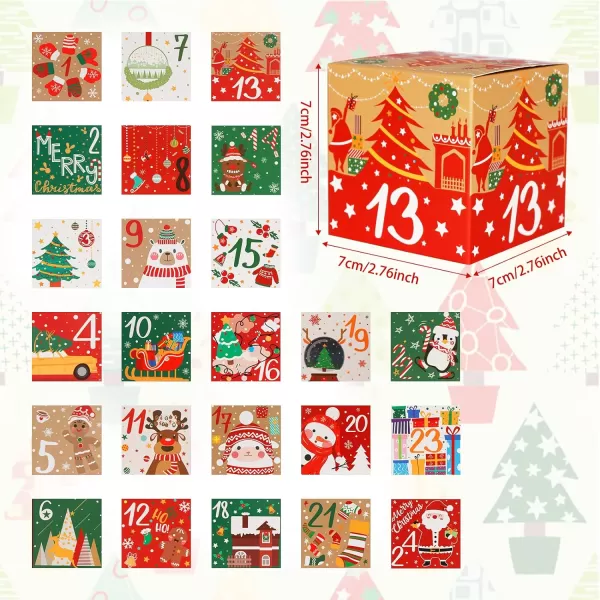 OurWarm Christmas Advent Calendar Boxes 2023 24 Days Christmas Countdown Calendar Cardboard Number Gift Boxes Countdown to Christmas Empty Advent Calendar Candy Box for Adult Kids Xmas Holiday DecorOurWarm Christmas Advent Calendar Boxes 2023 24 Days Christmas Countdown Calendar Cardboard Number Gift Boxes Countdown to Christmas Empty Advent Calendar Candy Box for Adult Kids Xmas Holiday Decor