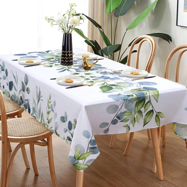 OurWarm Eucalyptus Leaves Sage Green Tablecloth Baby Shower Birthday Party Decorations 60 x 84 Inch Greenery Eucalyptus Polyester Table Cloth Summer Farmhouse Rustic Holiday Dining Party DecorationOurWarm Eucalyptus Leaves Sage Green Tablecloth Baby Shower Birthday Party Decorations 60 x 84 Inch Greenery Eucalyptus Polyester Table Cloth Summer Farmhouse Rustic Holiday Dining Party Decoration