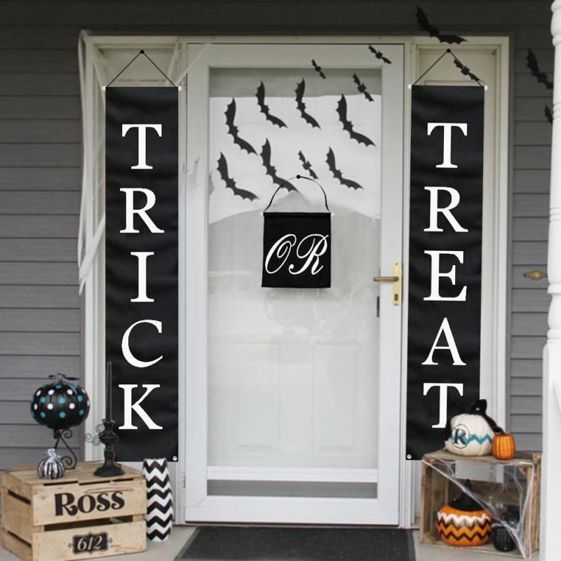 PartyTalk 3pcs Trick or Treat Halloween Banner Outdoor Halloween Hanging Sign for Home Office Porch Front Door Indoor amp Outdoor Halloween Decorations Waterproof Sun amp Wind ResistantPartyTalk 3pcs Trick or Treat Halloween Banner Outdoor Halloween Hanging Sign for Home Office Porch Front Door Indoor amp Outdoor Halloween Decorations Waterproof Sun amp Wind Resistant