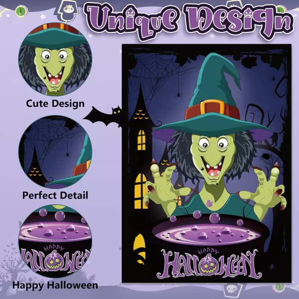 OurWarm Thanksgiving Party Games Kids Pin The Pilgrimage Hat on The Turkey Game Funny Fall Festival Games for Kids Thanksgiving Turkey Pin Game Turkey Party Supplies ActivitiesWitch 1