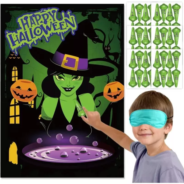 OurWarm Thanksgiving Party Games Kids Pin The Pilgrimage Hat on The Turkey Game Funny Fall Festival Games for Kids Thanksgiving Turkey Pin Game Turkey Party Supplies ActivitiesWitch 2