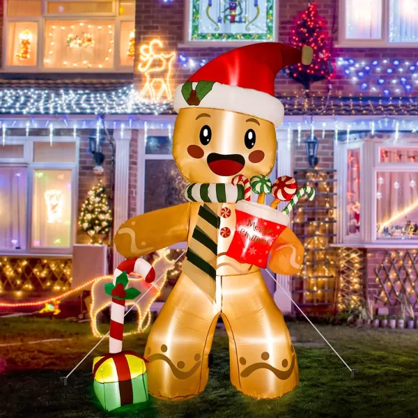 OurWarm 10FT Halloween Inflatables Outdoor Decorations Owl Halloween Inflatable Archway Blow Up Yard Decorations with LED Lights Arch Inflatable Halloween Decorations for Outdoor Party Yard Decor2Christmas Inflatables