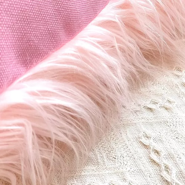 OurWarm Set of 2 White Fur Throw Pillows Fluffy Pillow Covers 18x18 Faux Fur Pillow Covers Luxury Series Merino Style Decorative Pillows Case for Living Room Couch Bedroom Car Home DecorPink 1818 inches
