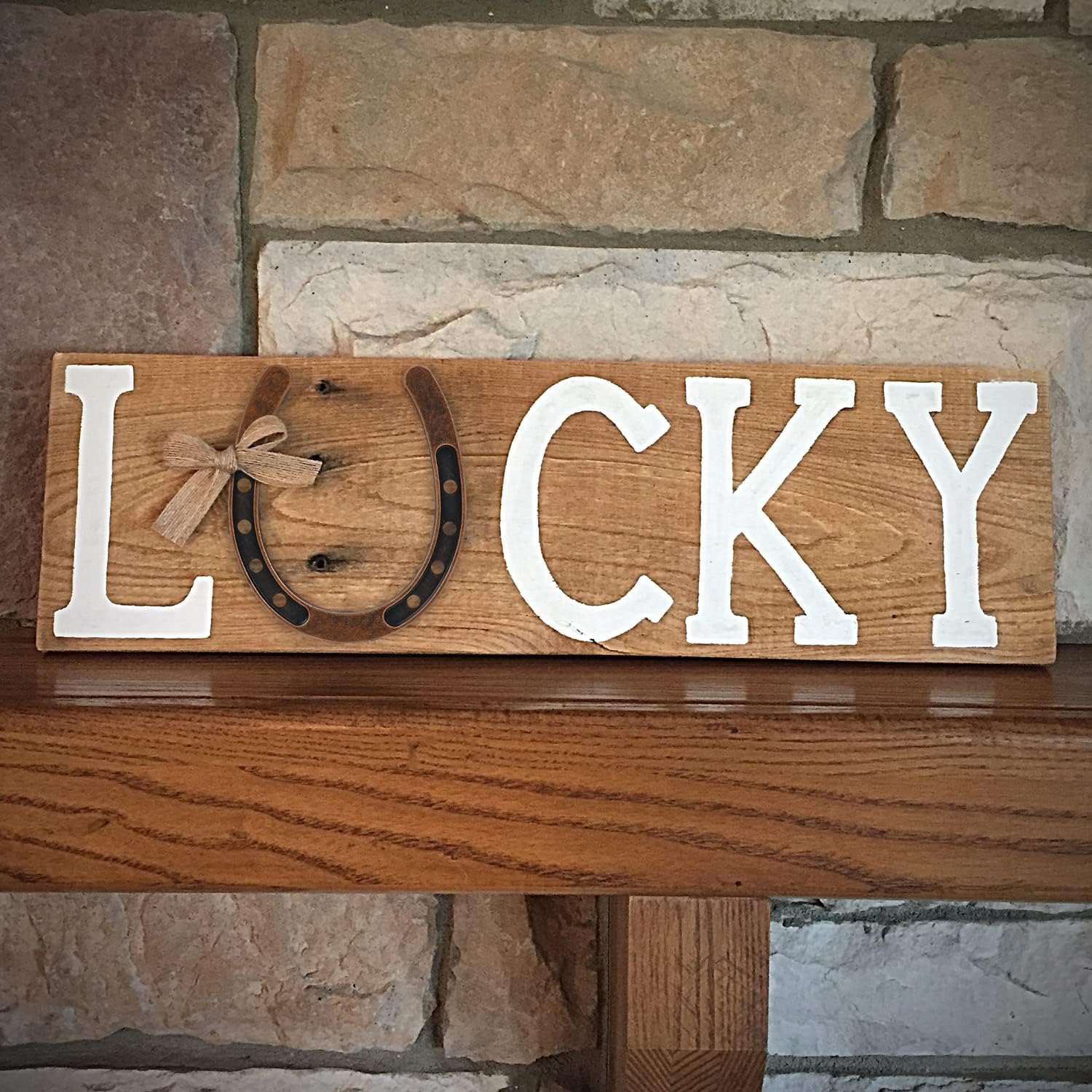 imageOurWarm 20pcs Good Lucky Horse Shoes with Candy Boxes Kraft Tag Metal Mini Craft Horseshoes Decorations for Rustic Vintage Wedding Party Decor Western Party Decorations1 Count Pack of 20