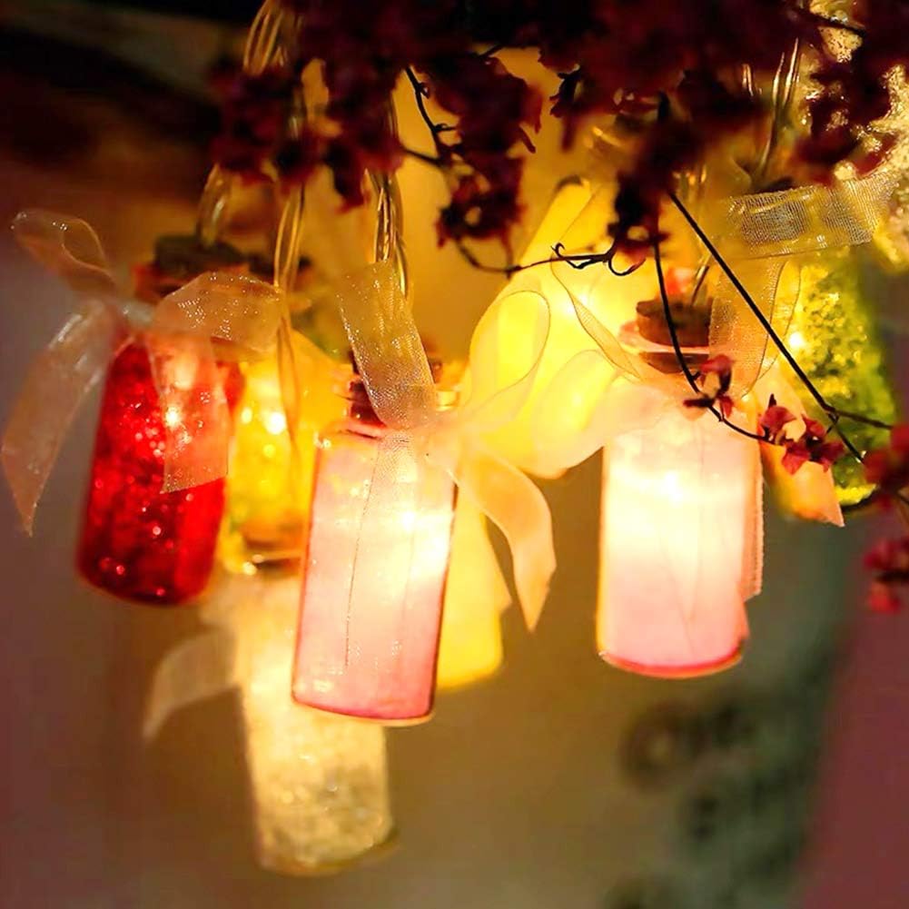 imageOurWarm 48pcs Smal Glass Bottles with Cork Small Glass Jars Mini Clear Glass Vials with DIY Tags for Baby Shower Birthday Party Gifts Wedding Favors 25ML