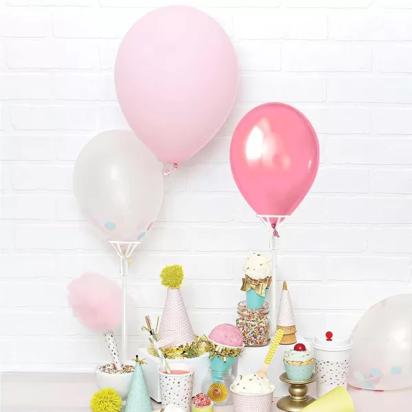 imageOurWarm 10 Set 30inch Balloon Stand Kit for Table Top Centerpiece Balloon Holder Sticks with Base for Baby Shower Birthday Party Graduation Wedding Decorations