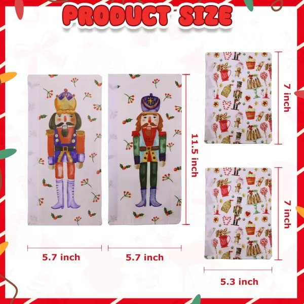 imageOurWarm Fall Refrigerator Handle Covers Set of 3 Fall Kitchen Decor Gnomes Fridge Handle Covers Appliance Handle Covers for Microwave Oven Fall Thanksgiving Decorations4pcs Nutcracker