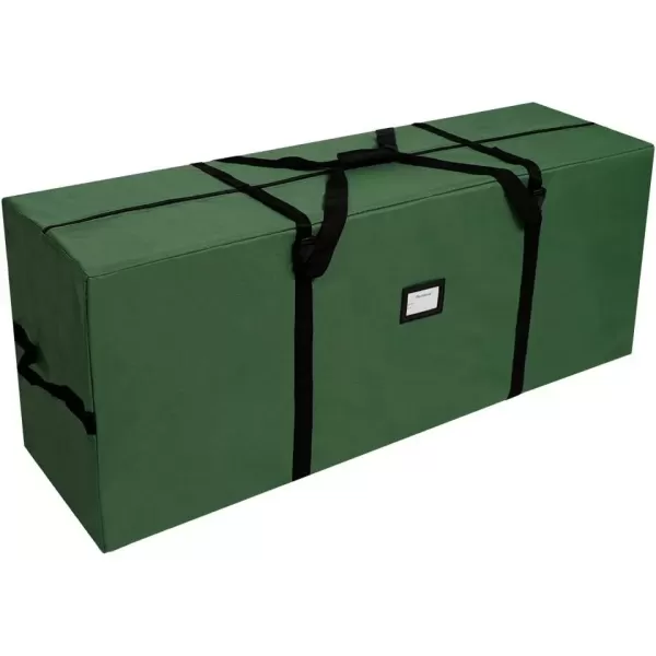 imageOurWarm Christmas Tree Storage Bag Extra Large Heavy Duty Storage Containers with Reinforced Handles Zipper for 75ft Artificial Tree 50quot x 15quot x 20quot 600D Oxford Xmas Holiday Tree Storage Bag GreenGreen