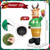 imageOurWarm 10 FT Giant Christmas Inflatables Standing Reindeer Christmas Decor Christmas Inflatable Outdoor Decoration with LEDs Christmas Blow Ups Outdoor Christmas Decorations for Yard Lawn Garden
