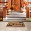 imageOurWarm Fall Door Mat Outdoor Welcome Mat for Front Door Entryway Halloween Doormat with NonSlip PVC Backing 30 x17 Coir Funny Door mats Front Door Rug Fall Decorations for Home Entryway Indoor