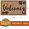 imageOurWarm Fall Door Mat Outdoor Welcome Mat for Front Door Entryway Halloween Doormat with NonSlip PVC Backing 30 x17 Coir Funny Door mats Front Door Rug Fall Decorations for Home Entryway Indoor