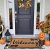 imageOurWarm Fall Door Mat Outdoor Welcome Mat for Front Door Entryway Halloween Doormat with NonSlip PVC Backing 30 x17 Coir Funny Door mats Front Door Rug Fall Decorations for Home Entryway Indoor