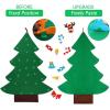 imageOurWarm DIY Felt Christmas Tree for Kids 3ft Christmas Decorations for Toddlers with 30pcs Glitter Ornaments Felt Xmas Tree for Kids Christmas Door Wall Hanging Decorations