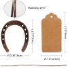 imageOurWarm 10PCS Gold Horseshoe Decor Wedding Favors with Black ampamp White Tags and Ribbon Stunning Horse Shoes Good Lucky Gifts for Wedding Birthday Kentucky Derby Party DecorationsBronze