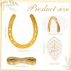 imageOurWarm 10PCS Gold Horseshoe Decor Wedding Favors with Black ampamp White Tags and Ribbon Stunning Horse Shoes Good Lucky Gifts for Wedding Birthday Kentucky Derby Party DecorationsGold