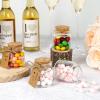 imageOurWarm 12 Pack Mini Jars with Lids 17OZ Small Glass Bottles with Cork Tag Label and Twine Versatile Small Glass Jars for Candy Potion Spice DIY Crafts Gift Birthday Wedding Party Decorations12pcs  50ml