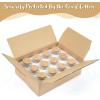 imageOurWarm 12 Pack Mini Jars with Lids 17OZ Small Glass Bottles with Cork Tag Label and Twine Versatile Small Glass Jars for Candy Potion Spice DIY Crafts Gift Birthday Wedding Party Decorations12pcs  50ml