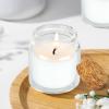 imageOurWarm 12 Pack Mini Jars with Lids 17OZ Small Glass Bottles with Cork Tag Label and Twine Versatile Small Glass Jars for Candy Potion Spice DIY Crafts Gift Birthday Wedding Party Decorations12pcs  50ml