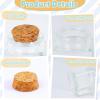 imageOurWarm 12 Pack Mini Jars with Lids 17OZ Small Glass Bottles with Cork Tag Label and Twine Versatile Small Glass Jars for Candy Potion Spice DIY Crafts Gift Birthday Wedding Party Decorations12pcs  17oz