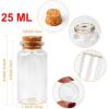 imageOurWarm 12 Pack Mini Jars with Lids 17OZ Small Glass Bottles with Cork Tag Label and Twine Versatile Small Glass Jars for Candy Potion Spice DIY Crafts Gift Birthday Wedding Party Decorations48pcs  25ml