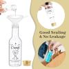 imageOurWarm 50 Pack Baby Shower Mini Liquor Bottles 17oz Empty Plastic Shot Bottles with Gold Screw Caps Funnels Tags ampamp Twines for Juice Wine Alcohol Juicing Ginger Shots Gender Reveal Party FavorsMini Liquor Bottles