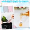 imageOurWarm 50 Pack Baby Shower Mini Liquor Bottles 17oz Empty Plastic Shot Bottles with Gold Screw Caps Funnels Tags ampamp Twines for Juice Wine Alcohol Juicing Ginger Shots Gender Reveal Party FavorsBaby Shower Bottles