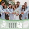 imageOurWarm 50 Sets Wedding Favors for Guests Bottle Opener Keychains withThank You Cards and Organza Bags Wedding Party Favors Souvenirs Gifts for Recuerdos Para Boda Bridal Shower Engagement