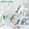 imageOurWarm Clear Wedding Card Box for Reception with Lock ampamp Slot Thick Acrylic Card Box for Party Large Eucalyptus Money Gift Card Storage Box for Wedding Graduation Birthday Baby Shower Decorations10 x 87 x 102 in