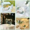 imageOurWarm Clear Wedding Card Box for Reception with Lock ampamp Slot Thick Acrylic Card Box for Party Large Eucalyptus Money Gift Card Storage Box for Wedding Graduation Birthday Baby Shower Decorations10 x 87 x 102 in