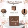 imageOurWarm Wedding Card Box for Party PreAssembled Wood Wedding Card Boxes for Reception Rustic Wedding Box for Cards and Money Envelope Money Box Gift Card Box for Wedding Graduation Baby Shower