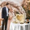 imageOurWarm Wedding Card Box for Party Wooden Gift Card Box with Heart Acrylic Window Wedding Card Boxes for Reception Graduation Money Box for Wedding Decor Graduation Baby Shower Birthday Party