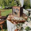 imageOurWarm Wedding Card Box for Party Wooden Wedding Card Boxes for Reception Rustic Wedding Box for Cards and Money Envelope Money Box Gift Card Box for Wedding Decor Graduation Baby Shower Birthdaybrown