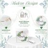 imageOurWarm Wedding Card Box with Lock PVC Wedding Card Boxes for Reception White Wedding Box for Cards and Money Envelope Money Box Gift Card Box for Party Wedding Decor Graduation Baby Shower
