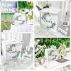 imageOurWarm Wedding Card Box with Lock PVC Wedding Card Boxes for Reception White Wedding Box for Cards and Money Envelope Money Box Gift Card Box for Party Wedding Decor Graduation Baby Shower
