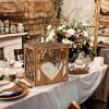 imageOurWarm Wooden Wedding Card Box with Slot ampamp Acrylic Window Brown Gift Card Box for Wedding Reception Decorations Money Gift Newly Named Box Wedding Decorations for Reception Party Birthday