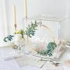 imageOurWarm Clear Wedding Card Box for Reception with Lock ampamp Slot Thick Acrylic Card Box for Party Large Eucalyptus Money Gift Card Storage Box for Wedding Graduation Birthday Baby Shower Decorations118 x 116 x 116 in