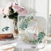 imageOurWarm Large Wedding Card Box with lock 12x12x12 Inch Acrylic Wedding Card Boxes for Reception Envelope Money Wedding Box for Cards and Money Gift Card Box for Party Graduation Baby Shower Decor