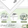imageOurWarm 11 Pcs Wedding Direction Signs with Stakes Wedding Welcome Signs Arrow Shaped Wedding This Way Directional Road Signs Double Sided Printed Wedding Parking Sign YardLawn Signs for Reception