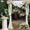 imageOurWarm 24 PCS 12 Inch Floral Hoop Centerpiece Table Decorations Metal Gold Centerpieces for Table with Acrylic Base Wedding Centerpiece Table Decorations Table Centerpieces for Wedding Party DecorGold