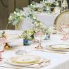imageOurWarm 24 PCS 12 Inch Floral Hoop Centerpiece Table Decorations Metal Gold Centerpieces for Table with Acrylic Base Wedding Centerpiece Table Decorations Table Centerpieces for Wedding Party DecorGold
