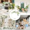 imageOurWarm 24 PCS 12 Inch Floral Hoop Centerpiece Table Decorations Metal Gold Centerpieces for Table with Acrylic Base Wedding Centerpiece Table Decorations Table Centerpieces for Wedding Party DecorSilver