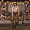 imageOurWarm 7x5FT Western Cowboy Backdrop Party Decorations Wild West Rodeo Decor Rustic House Barn Photography Props Background Theme Party Supplies for Kids Birthday Banner Photo Booth