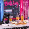 imageOurWarm Tik Tok Birthday Party Decorations 135Pcs Happy Birthday Decorations Birthday Party Supplies Includes Happy Birthday Banner Fringe Backdrop Balloons Arch Tablecloth for Birthday Decor